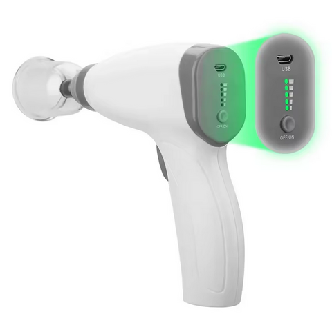 Kit Ventouses Anti-Cellulite Électrique Professionnnel - Hijama 6 Ventouses Massage Dos avec Extension - Appareil Drainage Lymphatique Rechargeable