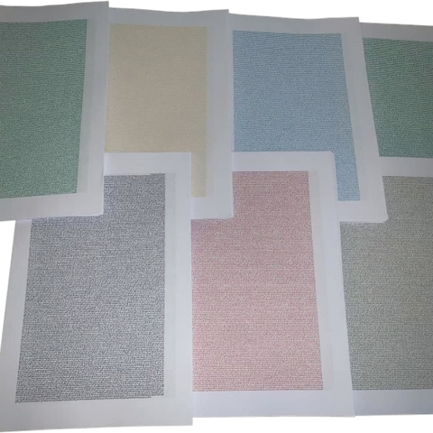 10 Feuilles Coranisées - Coran Complet - Encre Alimentaire - Traitement Spirituel